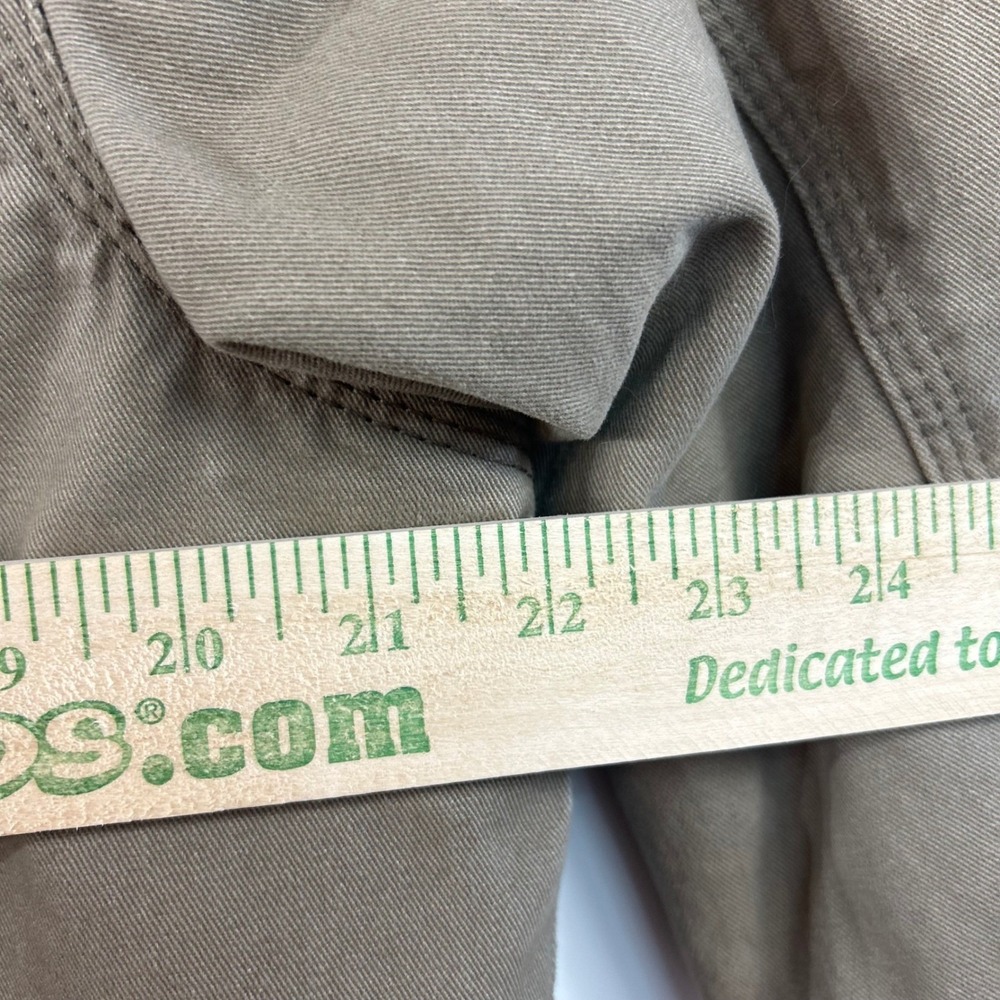 Coleman Gorpcore Sherpa Lined Canvas Jacket M Tan Workwear Rugged Trucker - Picture 7 of 8